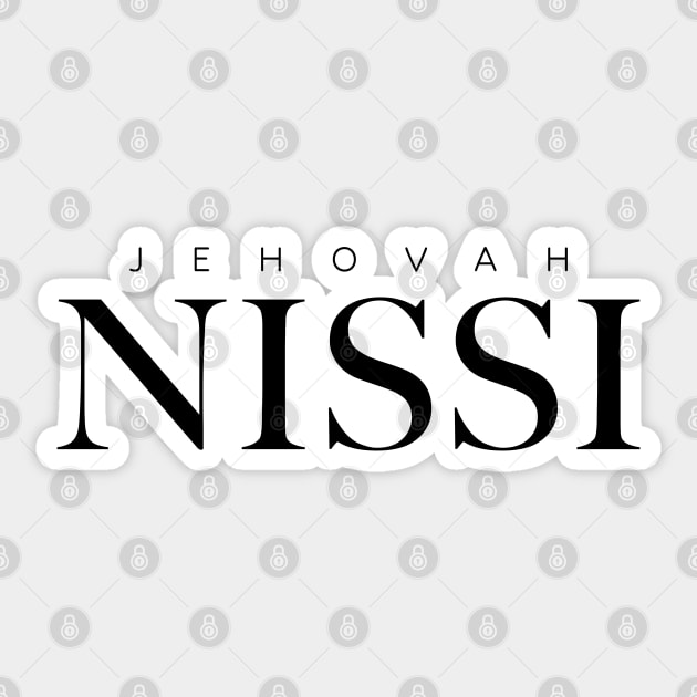 Jehovah Nissi Sticker by Church Store